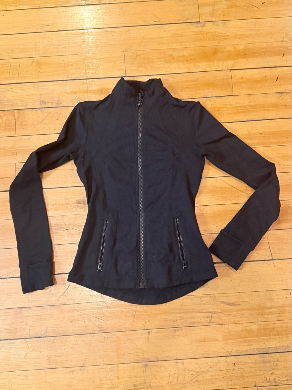 lululemon athletica black soft-lined inside“define” jacket